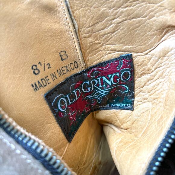 Rare Old Gringo Clarita Bootie 6” BL3667-1 Choc Gold Women’s Size 8.5 Leather - Picture 10 of 13